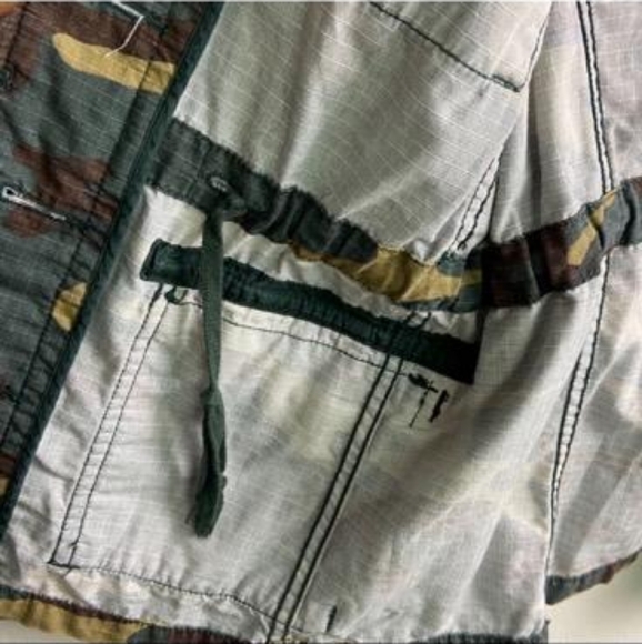 Madewell 100% Cotton Military Long Sleeve Jacket. Size Small - Picture 7 of 9